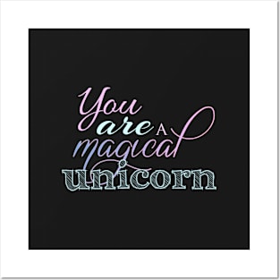 Magical unicorn Posters and Art